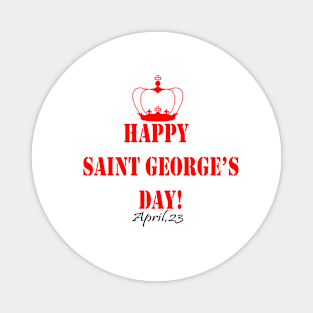 Happy George's Day Magnet